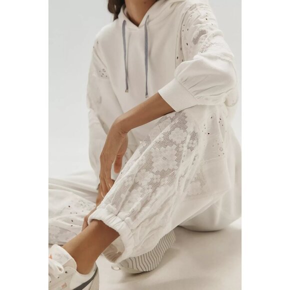 Daily Practice Rhythmic Lace Mesh Sweatpants M - Picture 4 of 4